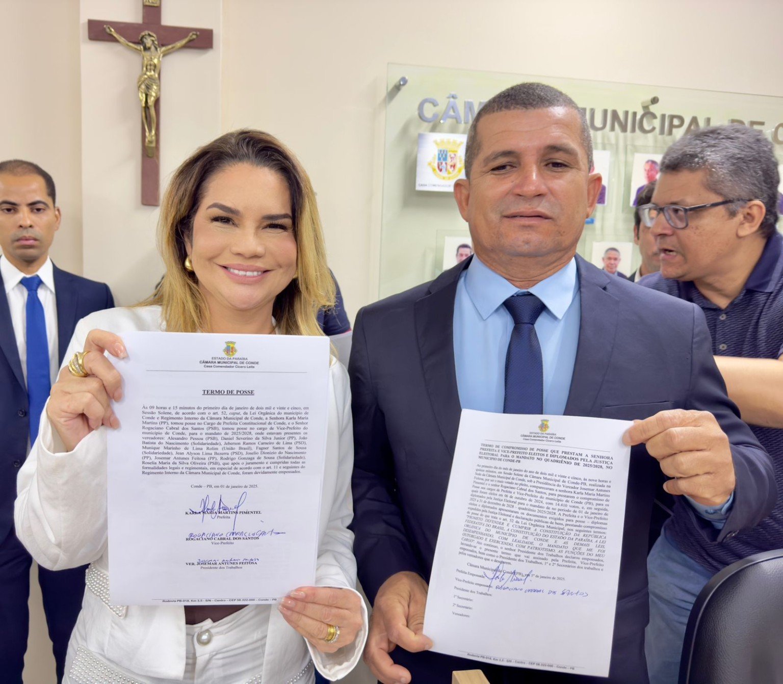 Prefeita Karla Pimentel Vice Prefeito E Vereadores S O Empossados Para